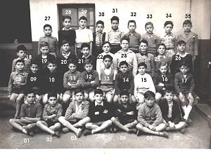 ECOLE JULES RENARD GARCONS 1947 CM2 MELLE BENICHOU 